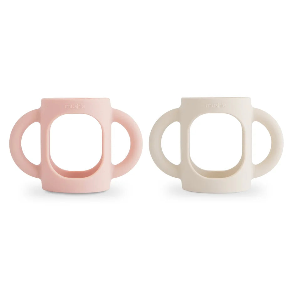 Mushie | Silicone Bottle Handle Set