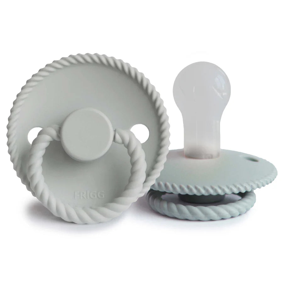 FRIGG | Rope Silicone Baby Pacifier 2-Pack