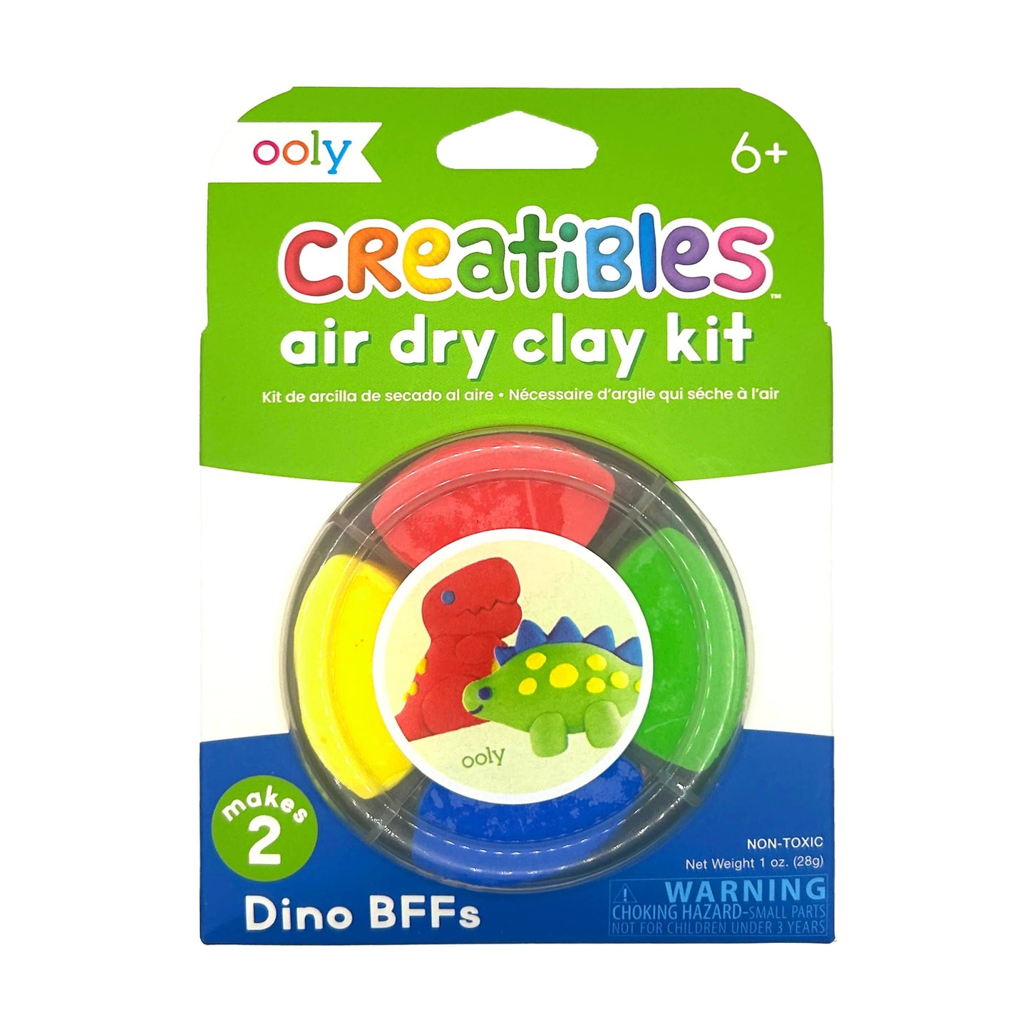 OOLY | Creatibles: Air Dry Clay BFFs Kit - Dino. Pals