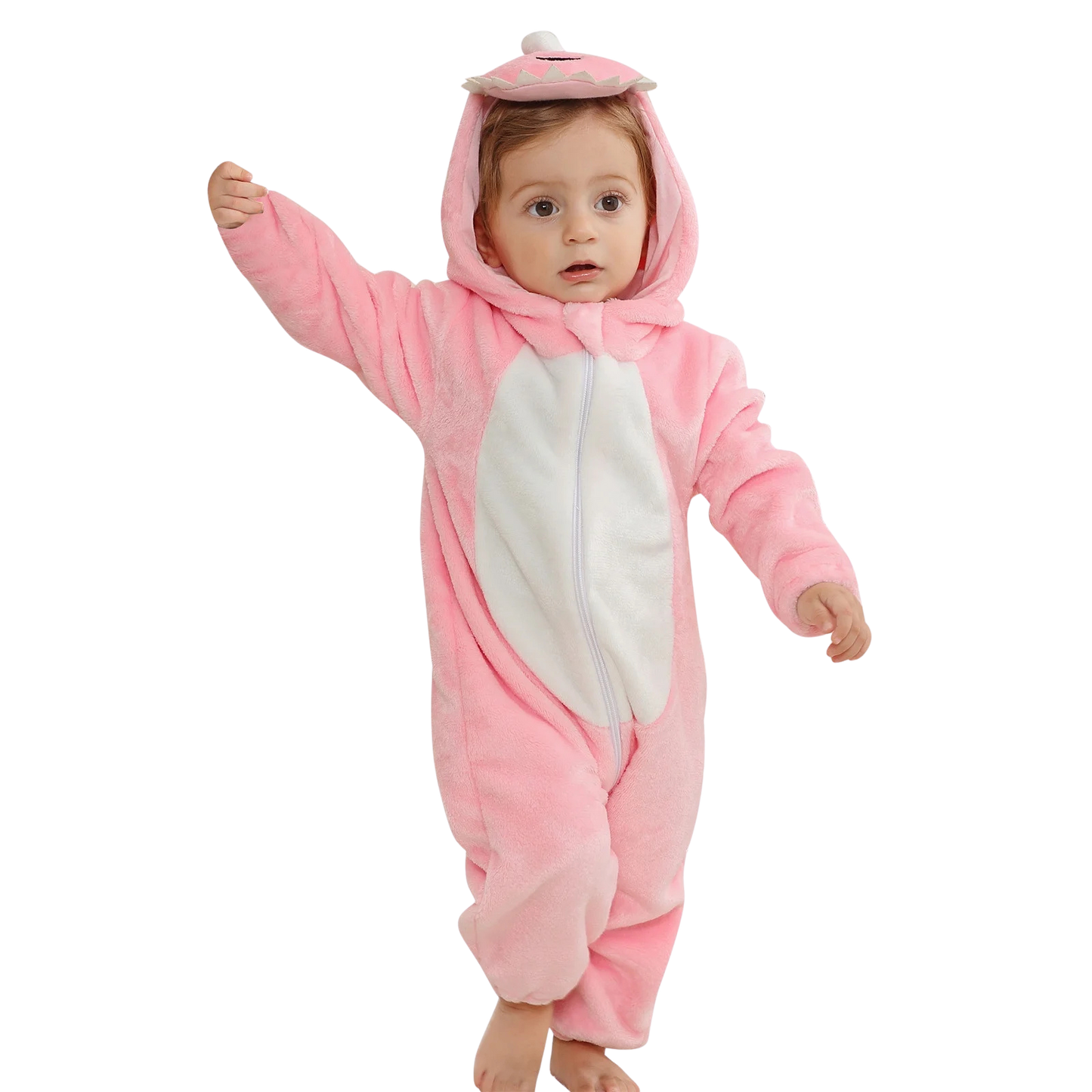 Pink Dino Costume Size 9/12M
