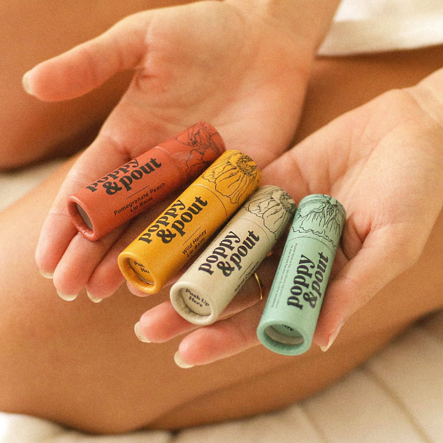 Poppy & Pout Lip Balm | Island Coconut