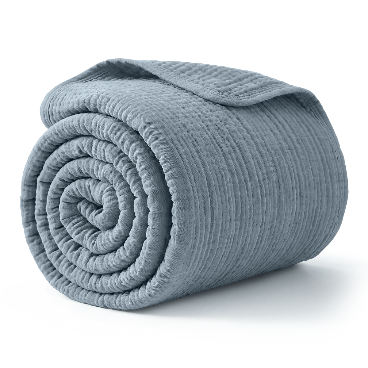 Muslin Large Throw Blanket, 50” x 70”, 6-Layer by Comfy Cubs