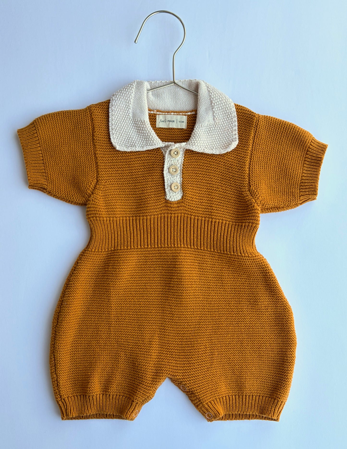 Fin & Vince Romper | Size 0/3M