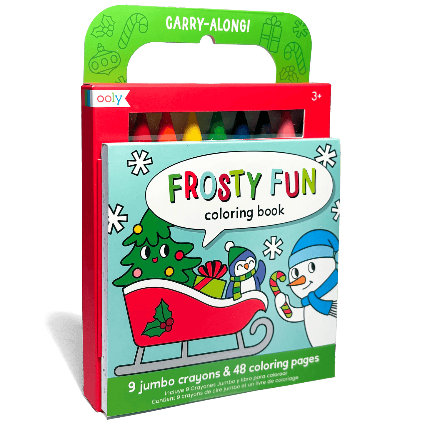 OOLY Carry-Along Coloring Book Set - Frosty Fun