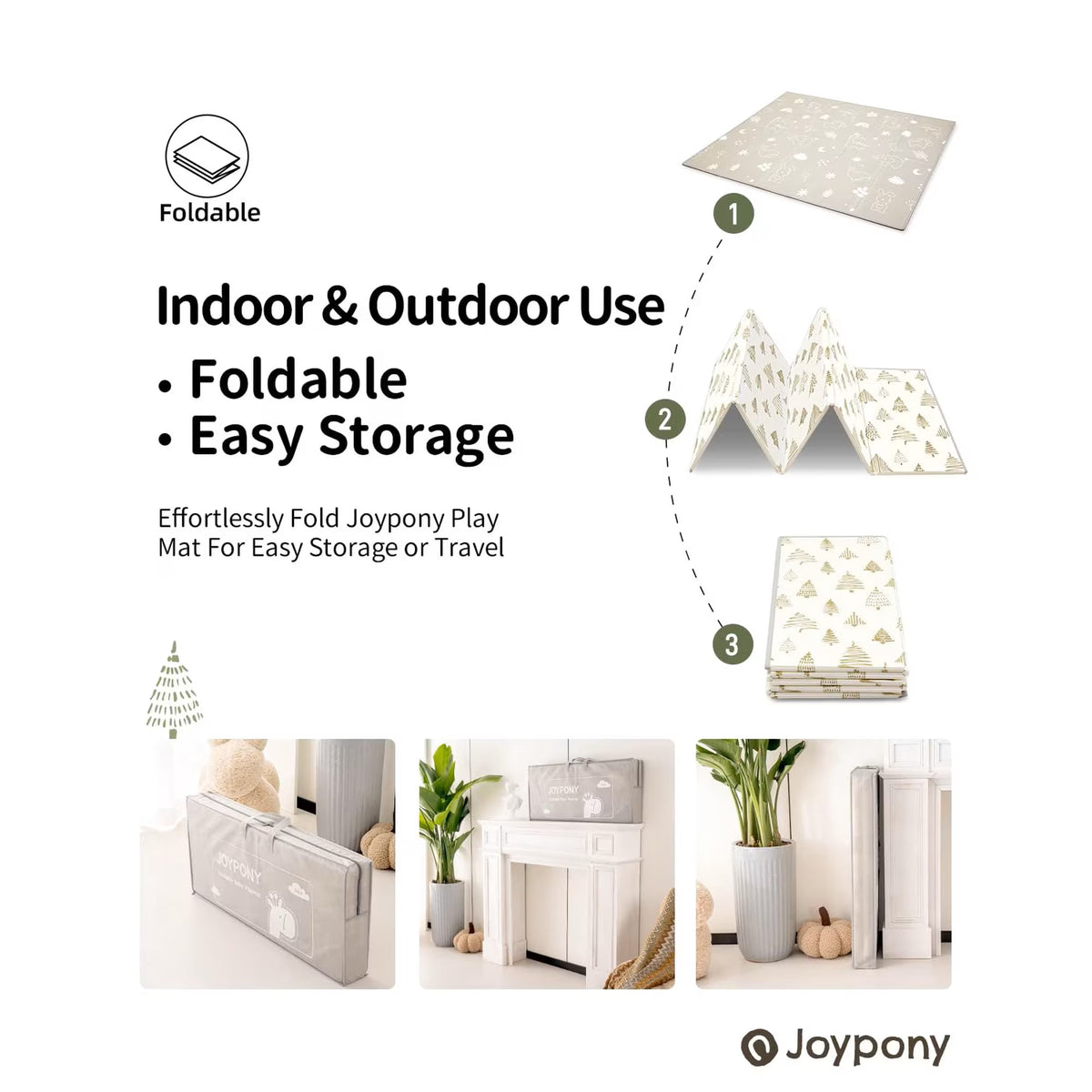 Joypony Foldable Baby Play Mat