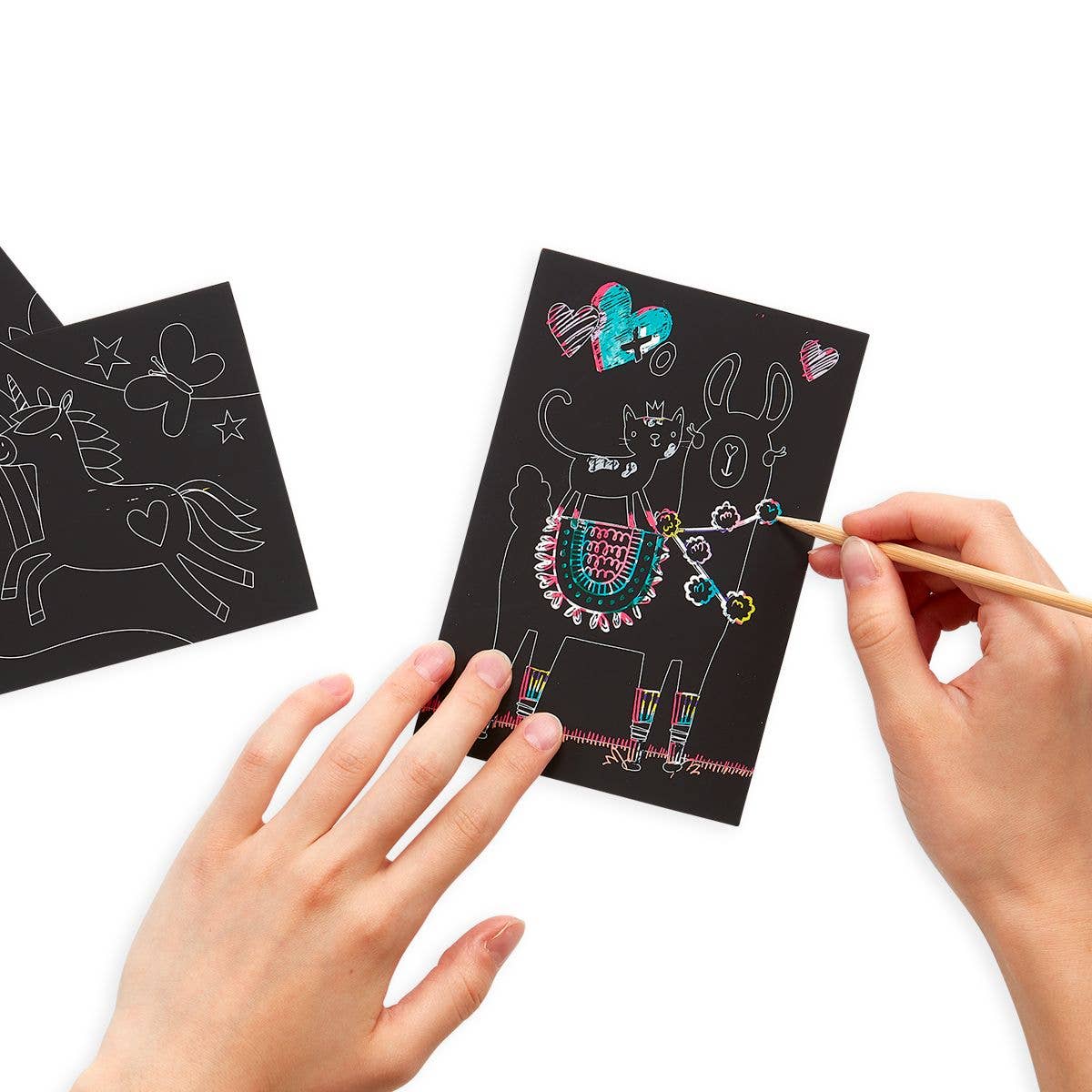 OOLY | Scratch & Scribble: Mini Kit - Funtastic Friends