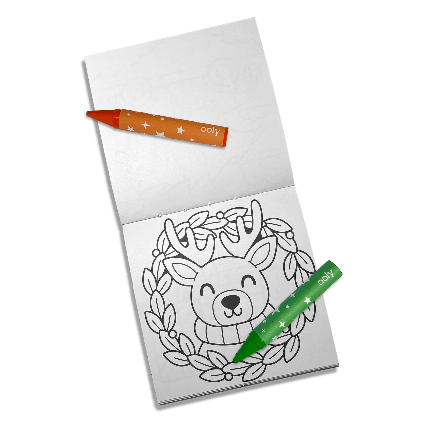 OOLY Carry-Along Coloring Book Set - Frosty Fun
