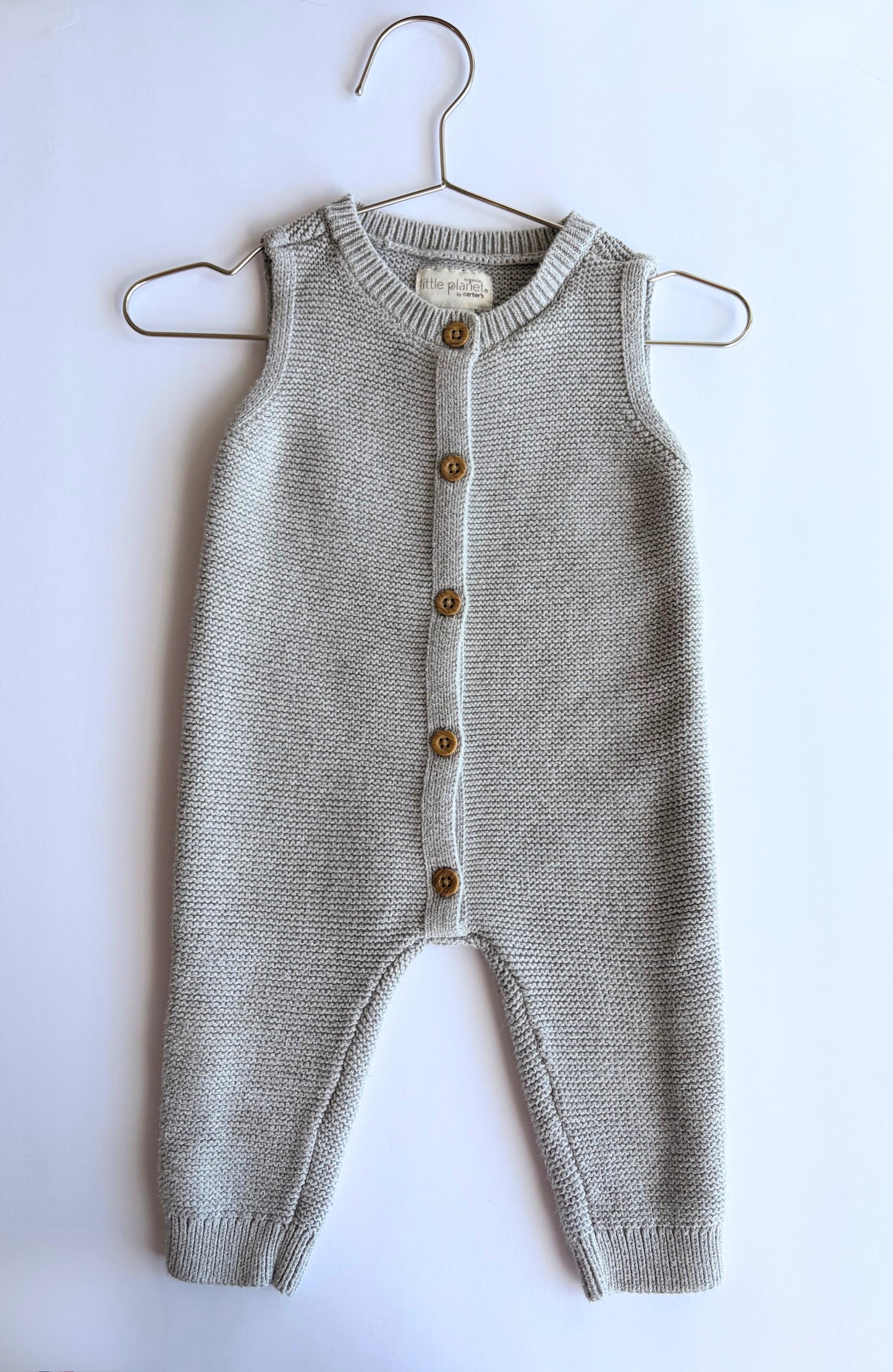 Little Planet Knit Romper | Size 9M