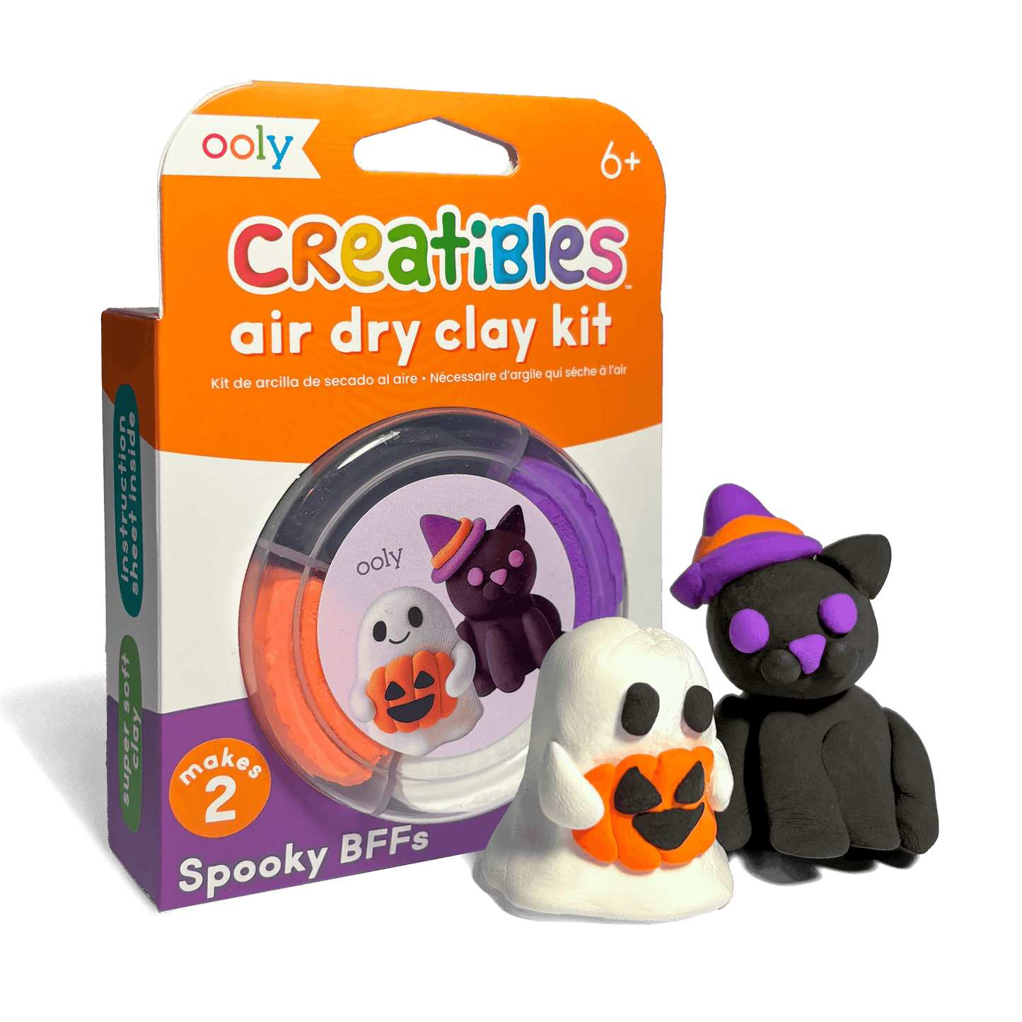 OOLY Creatibles Air Dry Clay Kit - Spooky BFFs