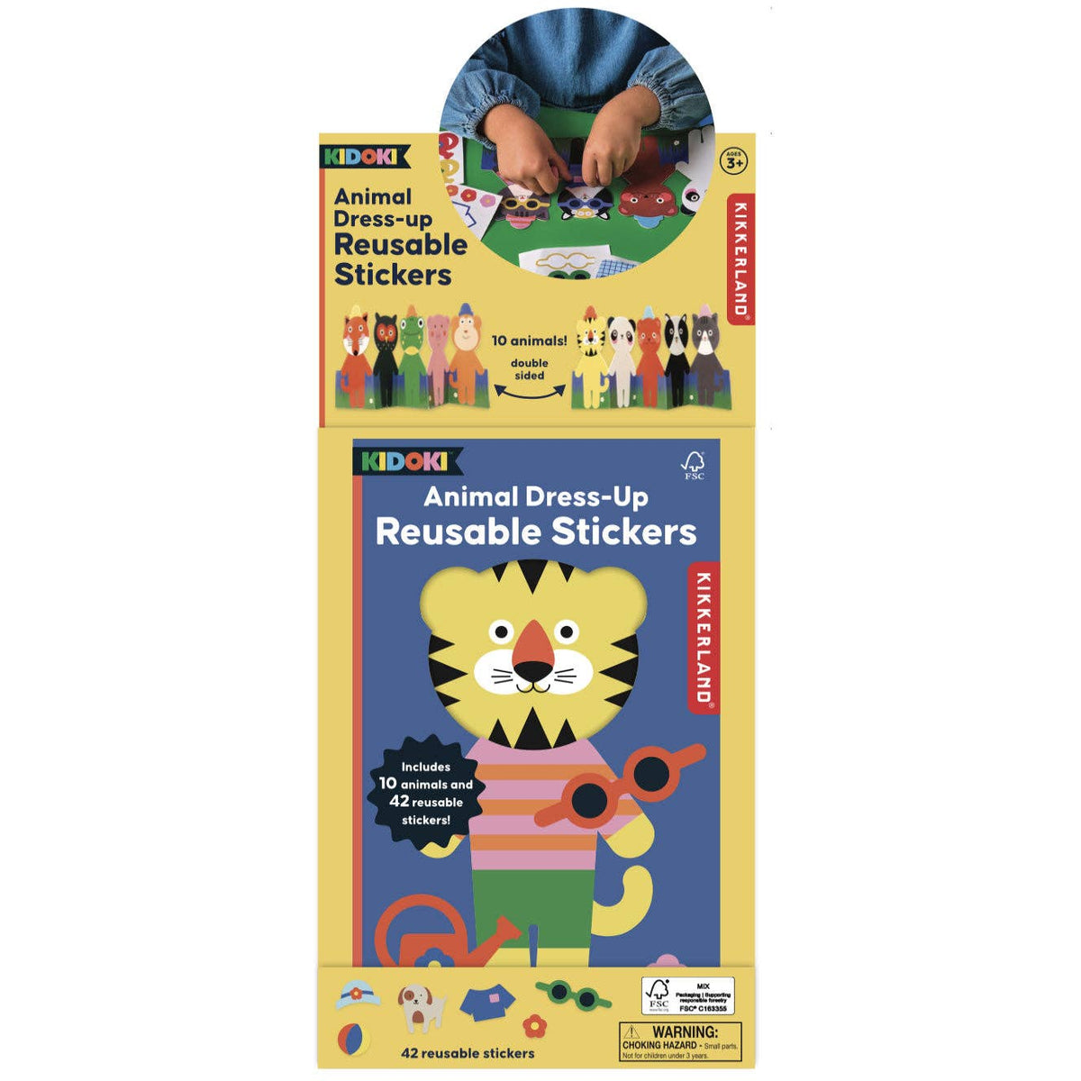 Kidoki Animal Dress-Up Stickers