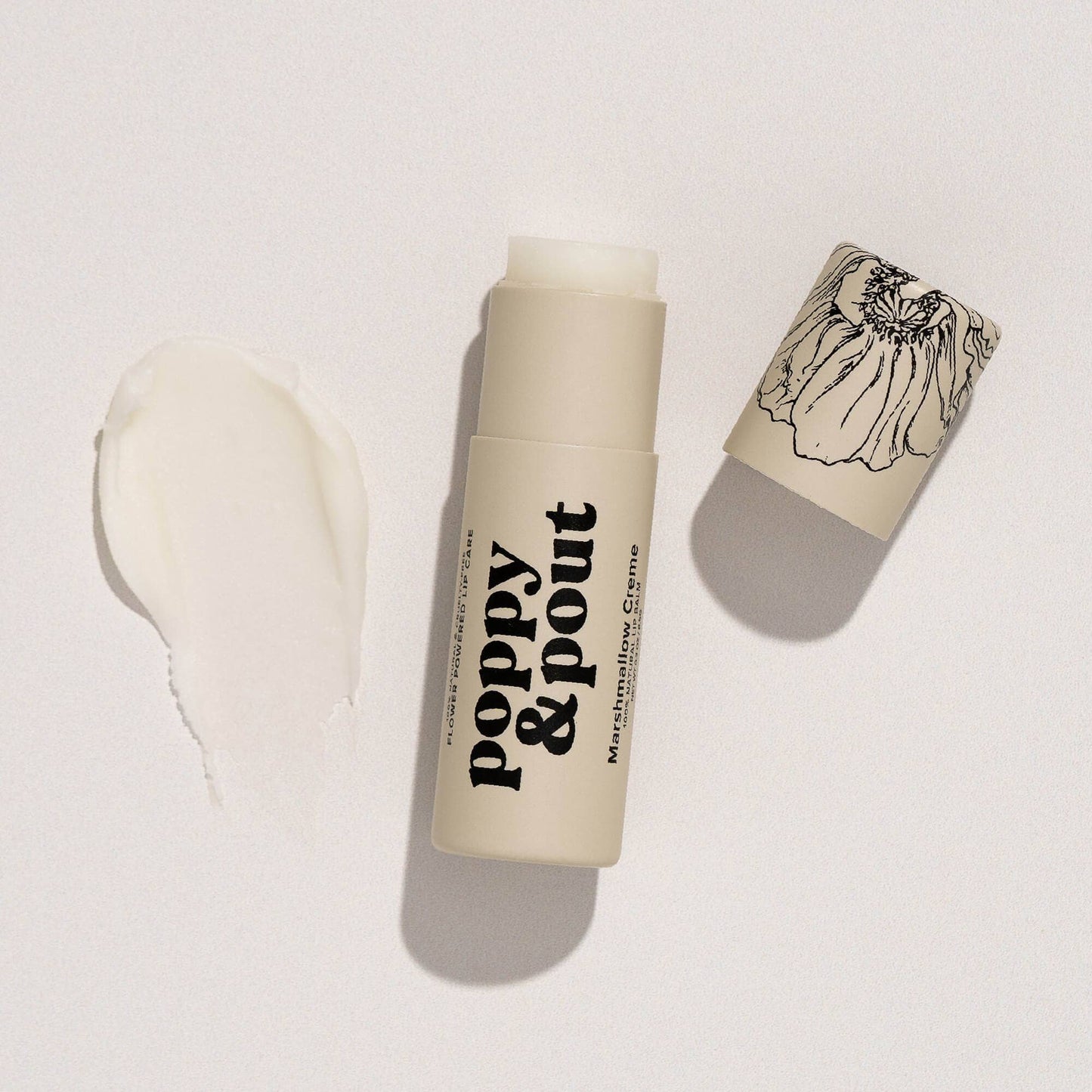 Poppy & Pout Lip Balm | Marshmallow