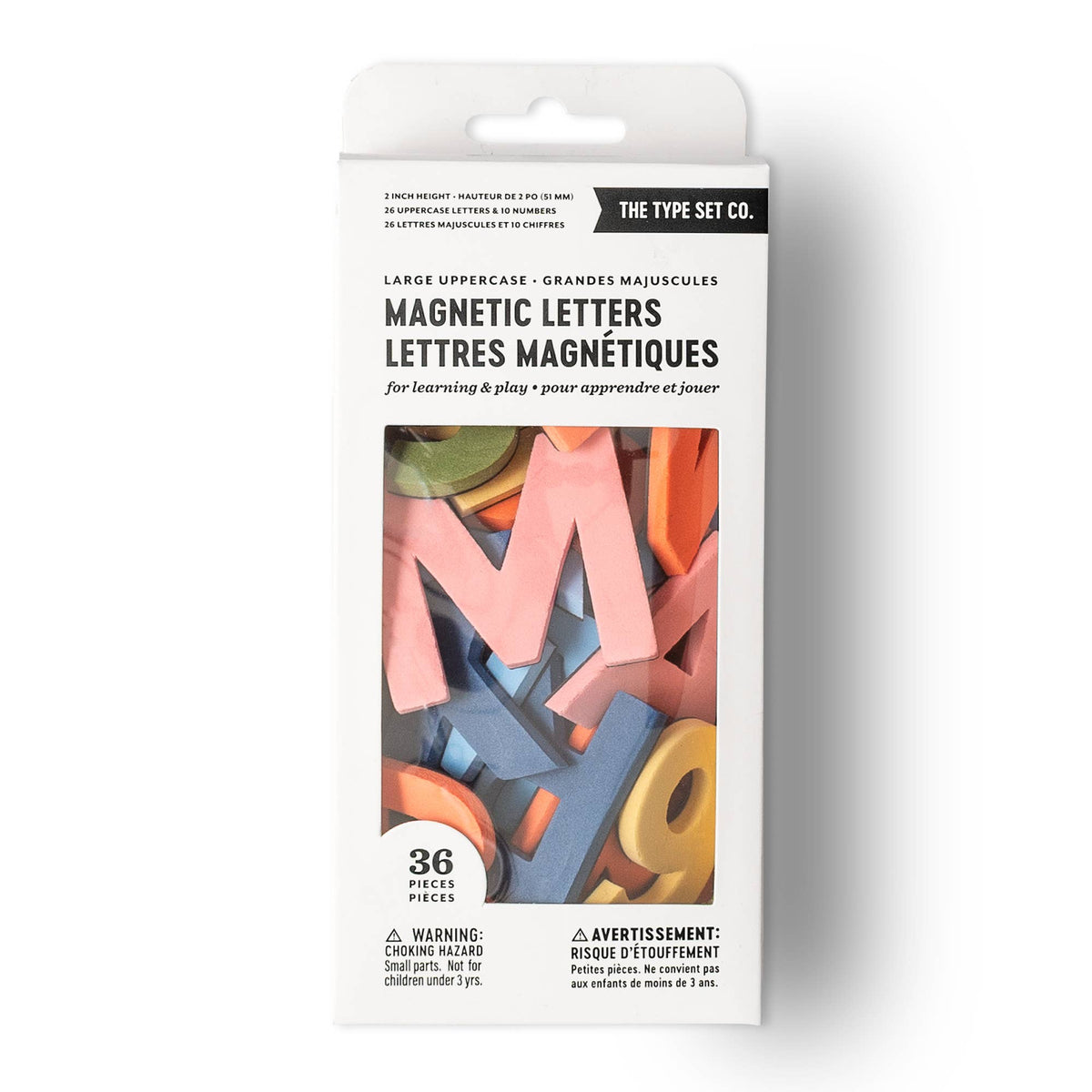 2" 36pc Rainbow Mod Magnetic Letters
