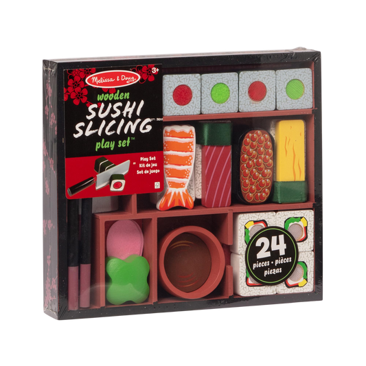 Melissa & Doug Wooden Sushi Slicing Set