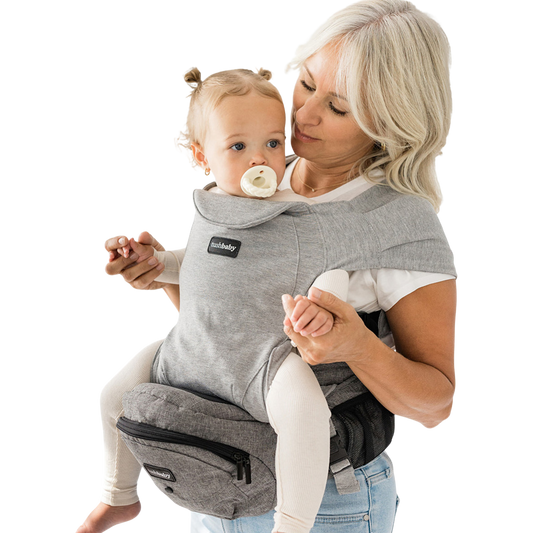 Tushbaby Hip Seat Hands-Free Attachment Carrier | Grey