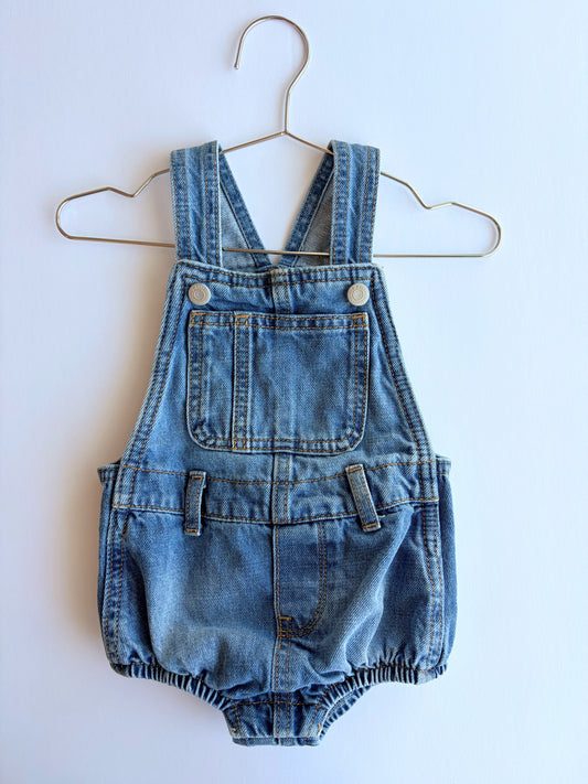 Old Navy Denim Bubble Romper | Size 18/24M