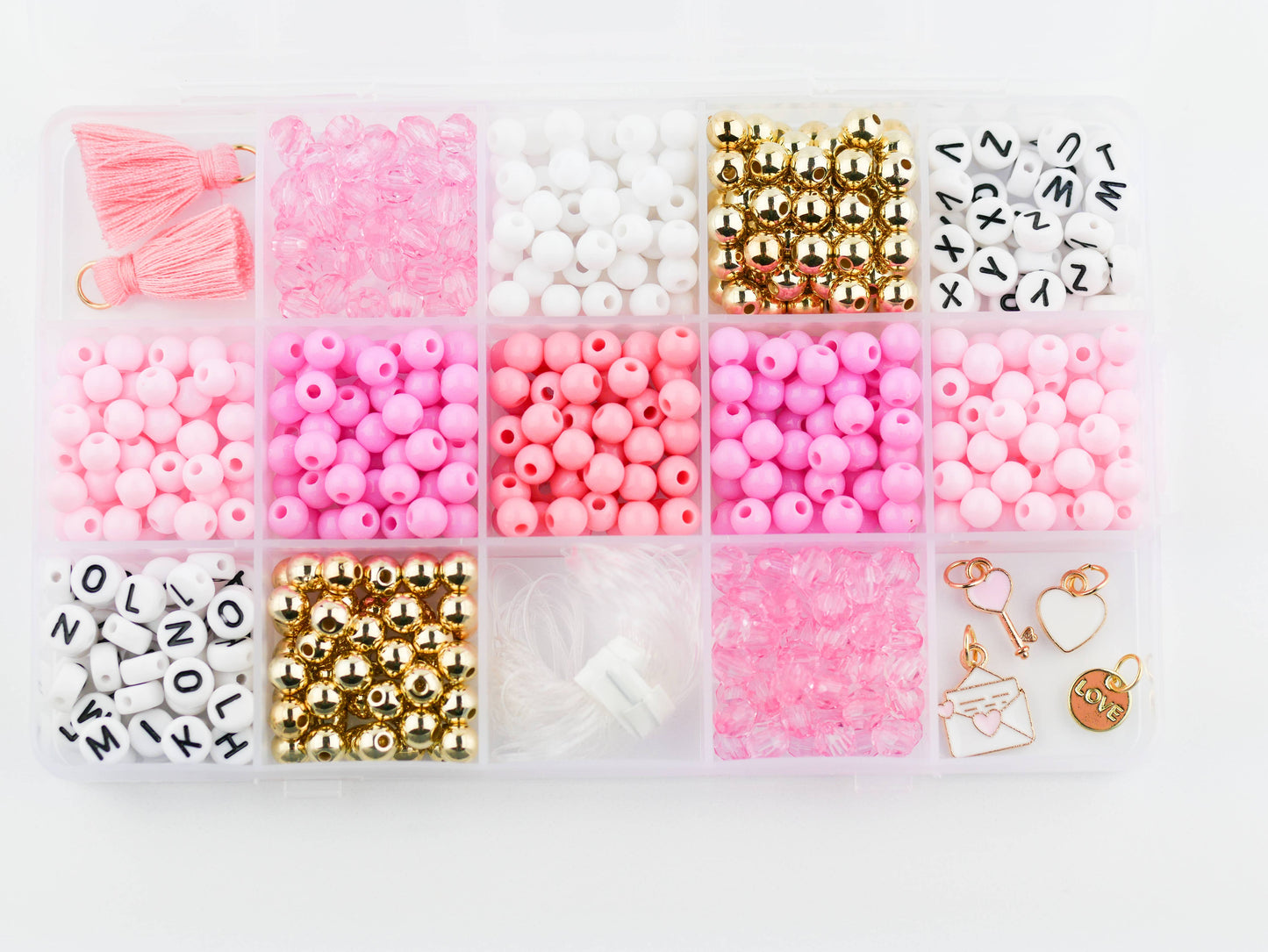 I love You DIY Stretchy Bracelet Craft Kit