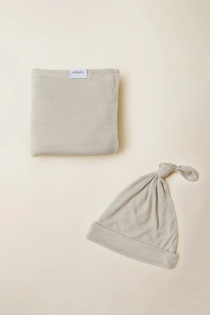 Solly Baby The Swaddle + Hat Set | Spelt