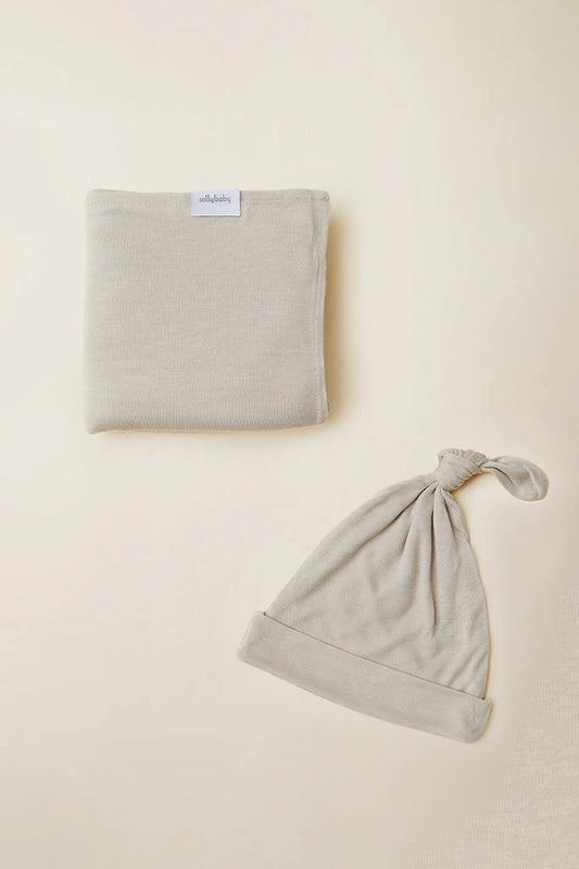 Solly Baby The Swaddle + Hat Set | Spelt